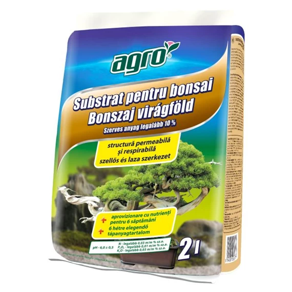 AGRO bonsai virágföld 2 l