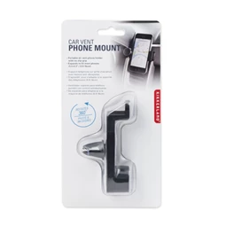 Telefontartó autóba, szellőzőrácsra szerelhető 10x2,8x20 cm