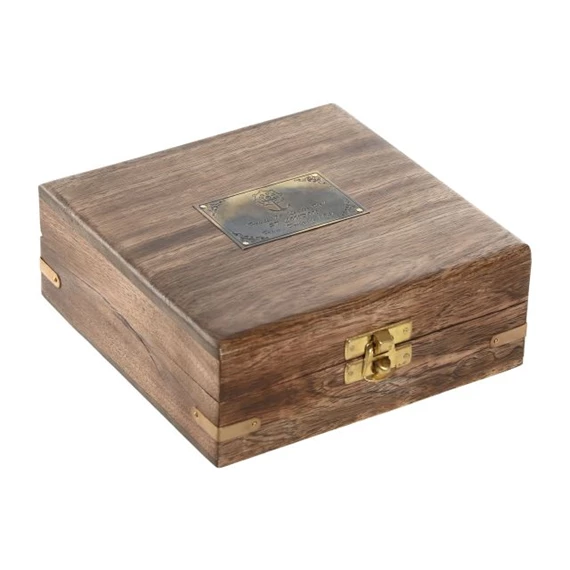 Ajándékdoboz szett 14x14x5 cm S/3