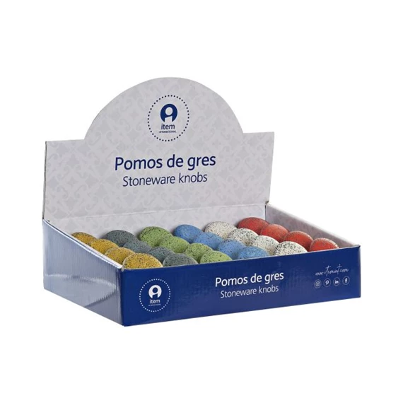 Ajtógomb 4x4x2,5 cm 6 féle