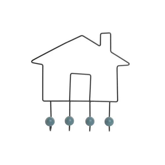 Akasztó falra ház 39,5x8x39,5 cm