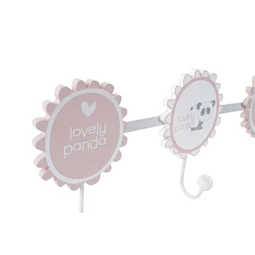 Akasztó falra panda 40x4x16 cm 2 féle