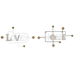 Akasztó "Love" és "Home" felirattal 51x5x30 cm 2 féle