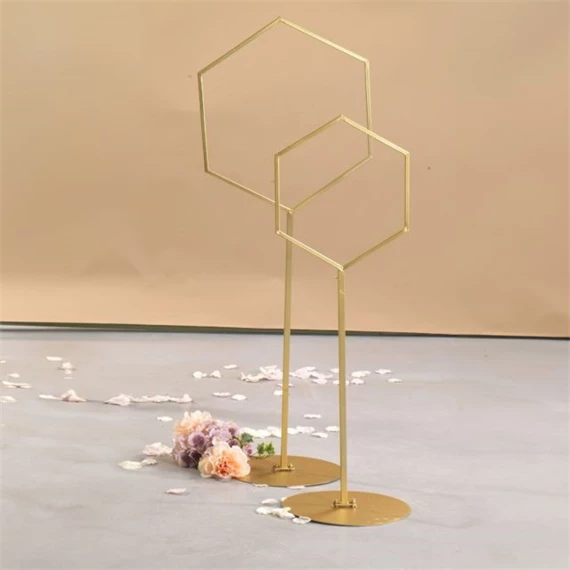 Állvány hatszög alakú, magas talppal 40x100 cm