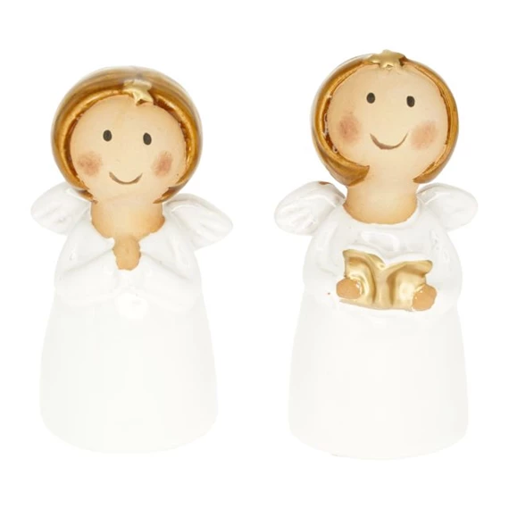 Angyal könyvvel álló 5x3x5x10,2 cm 2 féle