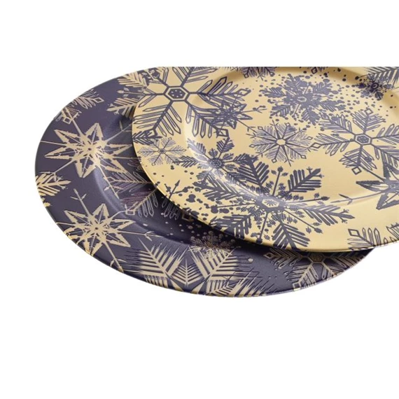 Asztali dekoráció tányér 33x33x2 cm 2 féle