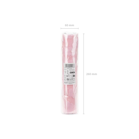 Asztali futó virágokkal világos rózsaszín 26 x 500 cm