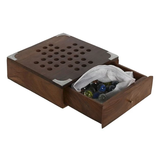 Asztali játék üveggolyós 15,5x15x5 cm