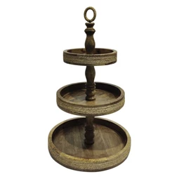 Asztali kínáló 38x38x63 cm