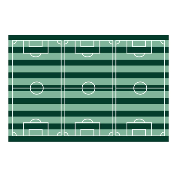 Asztalterítő focipálya 120x180 cm mix