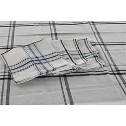 Asztalterítő szett kockás 150x150x0,5 cm S/5