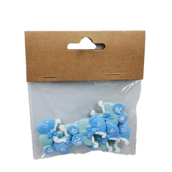 Babakocsi öntapadós 2,7x0,6x3,1 cm S/6