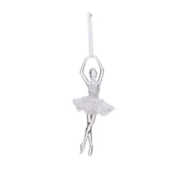 Balerina glitteres, akasztós 17x8x5 cm