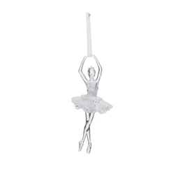 Balerina glitteres, akasztós 17x8x5 cm