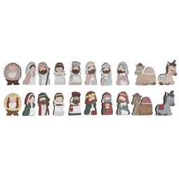 Betlehem szett 22x2x16 cm 2 féle S/10