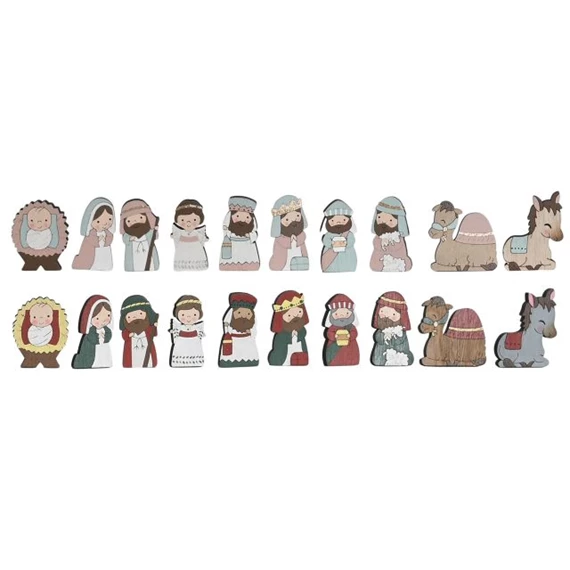 Betlehem szett 22x2x16 cm 2 féle S/10