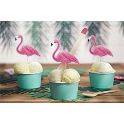 Betűző flamingós papír 15-23,5cm rózsaszín S/6