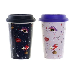 Bögre Good Luck 9,7x9,7x14 cm 400 ml 2 féle