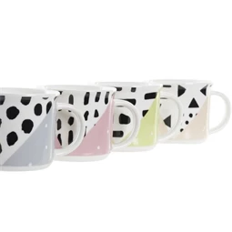 Bögre 12x9x8 cm 310 ml 4 féle