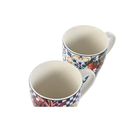 Bögre mintás 350 ml 12x8,5x11 cm 2 féle