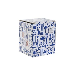 Bögre mintás 380 ml 12x9x11 cm 4 féle