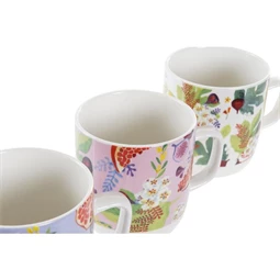 Bögre 12x8,5x10 cm 380 ml 3 féle