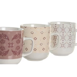 Bögre 12x8,5x10 cm 380 ml 3 féle