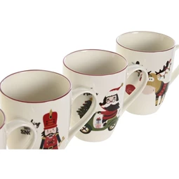 Bögre 12x8x10,5 cm 4 féle 340 ml