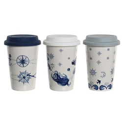 Bögre 10x10x14 cm 400 ml 3 féle