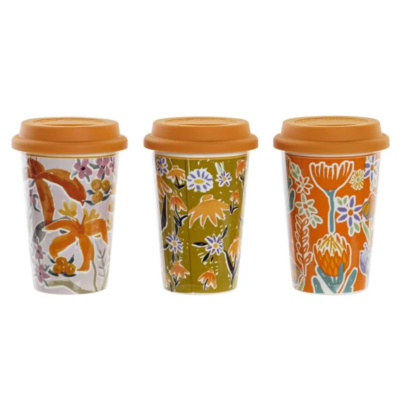 Bögre 10x10x14 cm 400 ml 3 féle