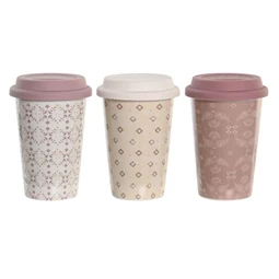 Bögre 10x10x14 cm 400 ml 3 féle