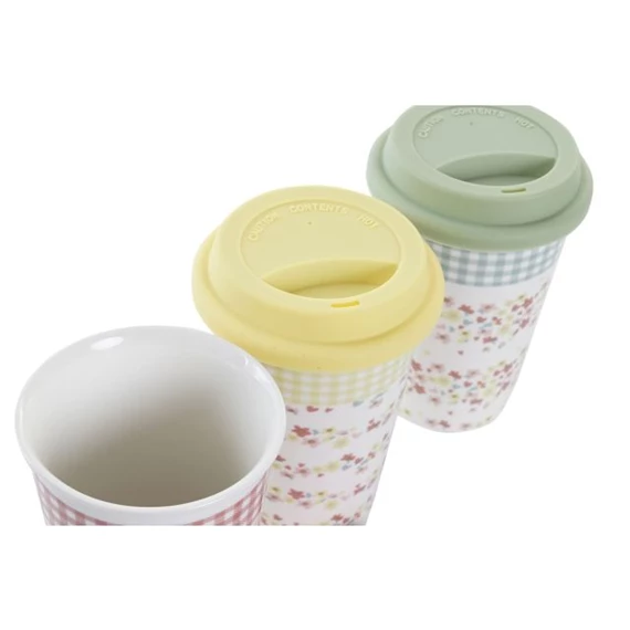 Bögre 9,5x9,5x14 cm 400 ml 3 féle