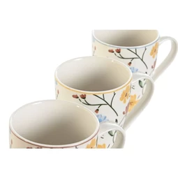 Bögre virágos 12x8,5x11 cm 350 ml 3 féle