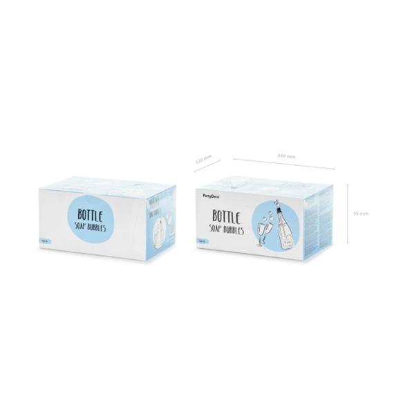 Buborékfújó pezsgős S/24