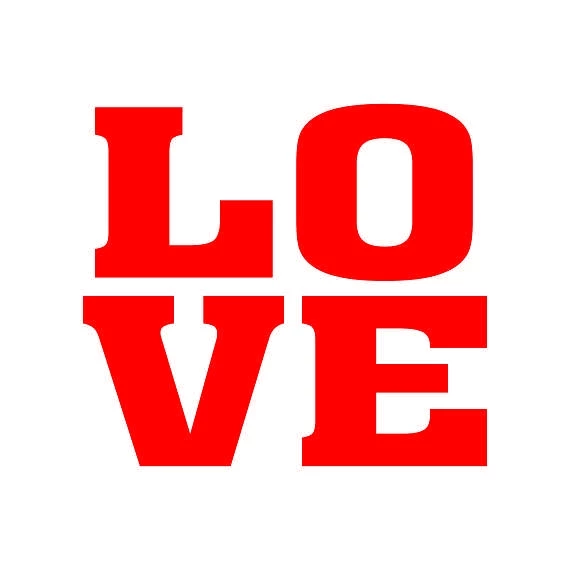 Cipőmatrica Love papír S/2
