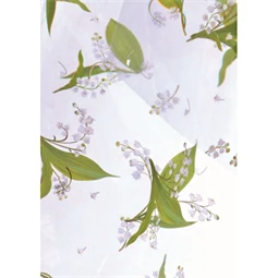 Csomagoló fólia virág mintával 1x50 m