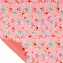 Csomagoló fólia pillangó mintával 0,8x20 m