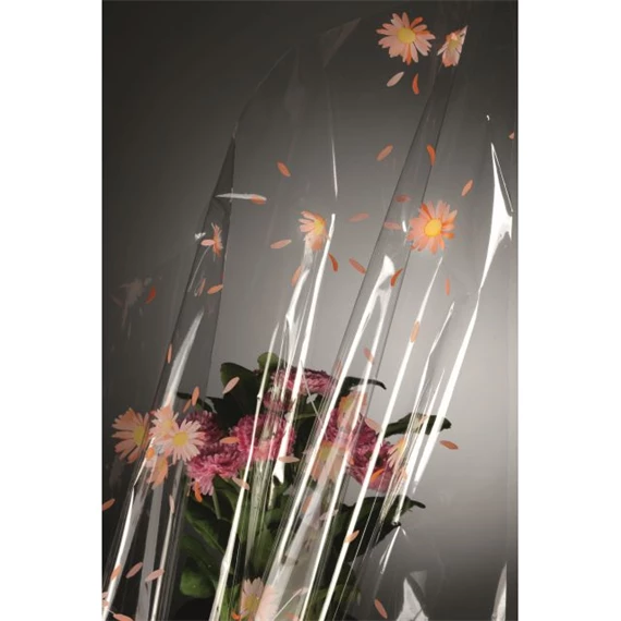 Csomagoló fólia virág mintával 1x50 m