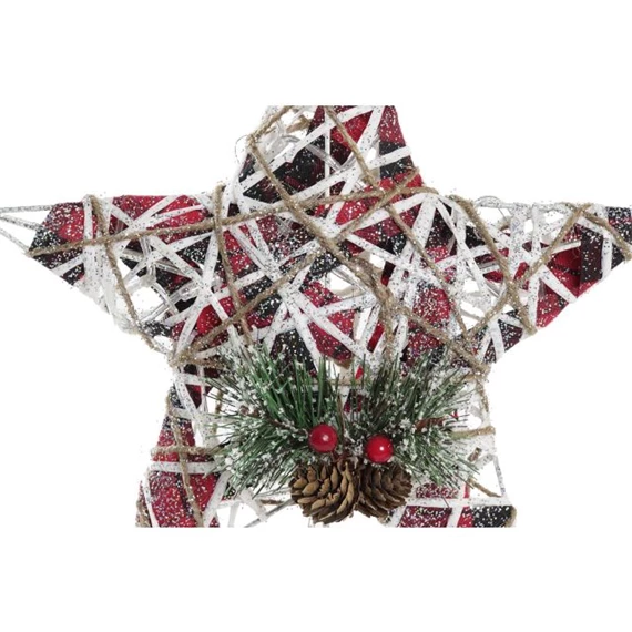 Csúcsdísz LED-es csillag 25x5x30 cm