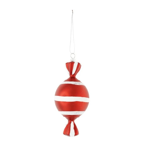 Cukorka glitteres akasztós 15 cm