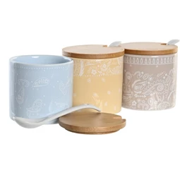 Cukortartó 7,5x7,5x7,5 cm 3 féle