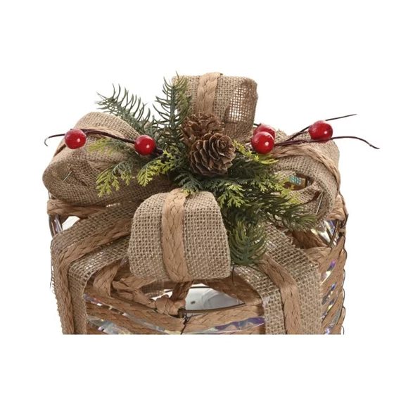 Dekoráció LED-es ajándékdoboz szett 25x25x30 cm S/3