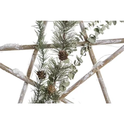 Dekoráció LED-es csillag, akasztós 50x6x50 cm