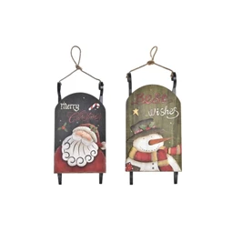 Dekoráció LED-es, akasztós 22x9,5x44 cm 2 féle