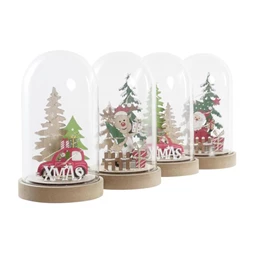 Dekoráció LED-es 11x11x19 cm 4 féle