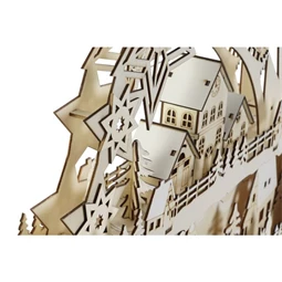 Dekoráció LED-es ház 45,35x6,5x32 cm