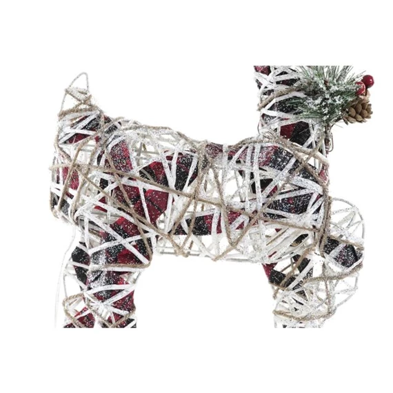 Dekoráció LED-es rénszarvas 30x14x40 cm