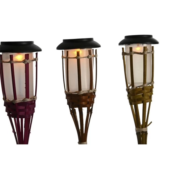 Dekoráció LED-es, szolár 9x9x54 cm 4 féle