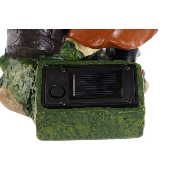 Szolár törpe, LED-es dekoráció 11,5x11x15,2 cm 2 féle