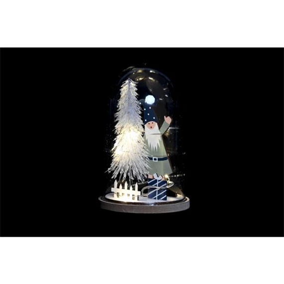 Dekoráció LED-es 11x11x18 cm 2 féle